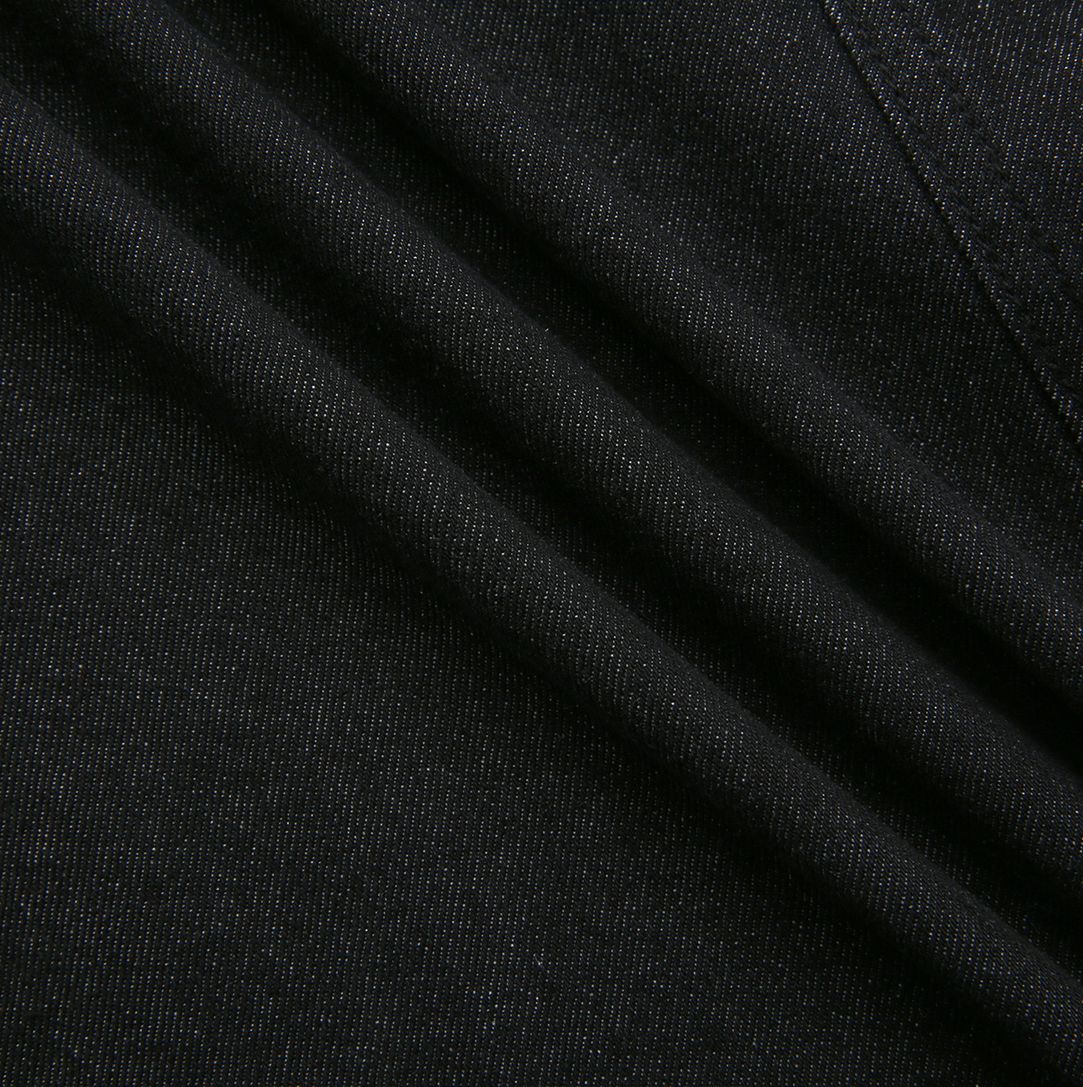 Belted Denim Stitch Skirt