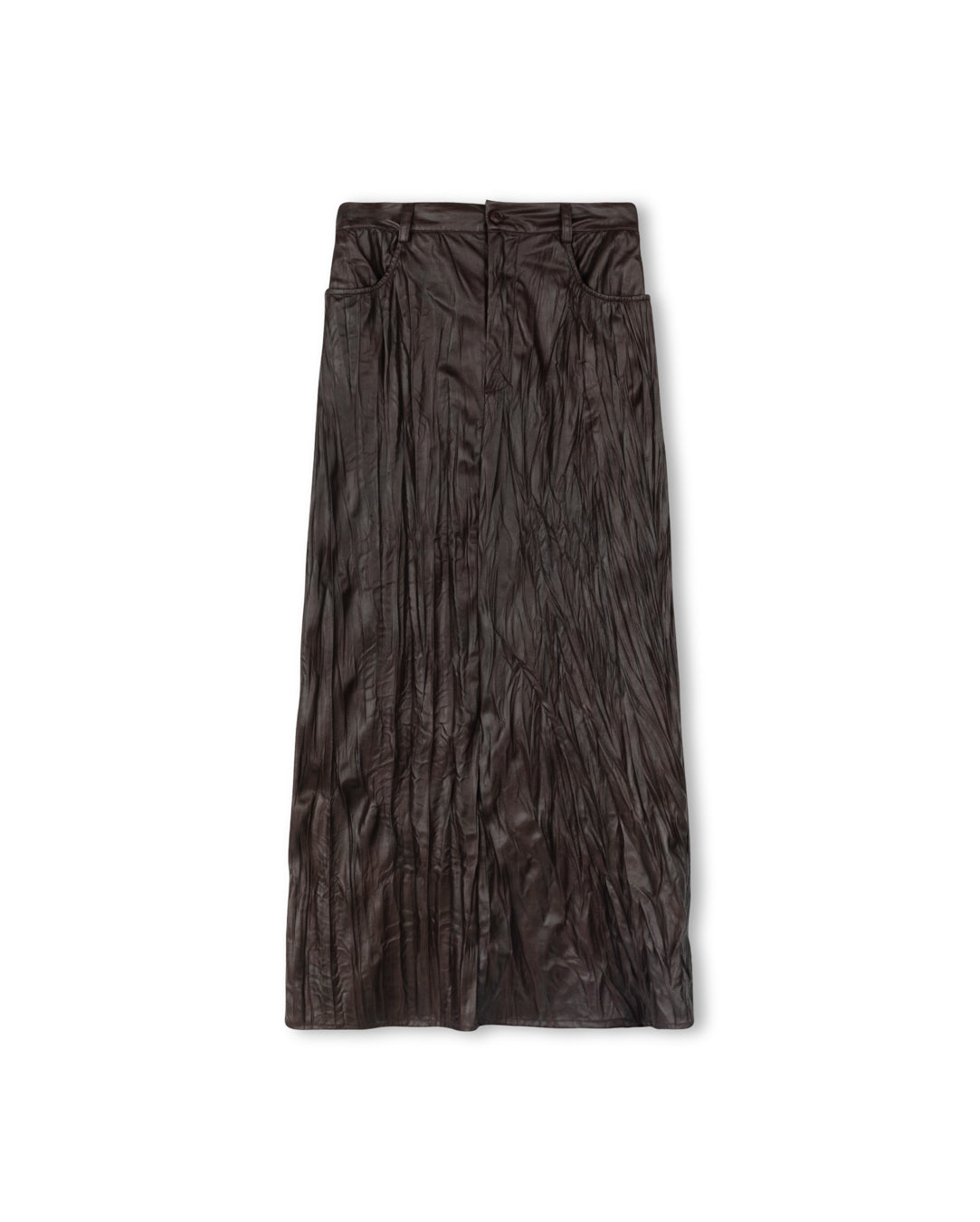 Maddi Straight Crinkle Skirt