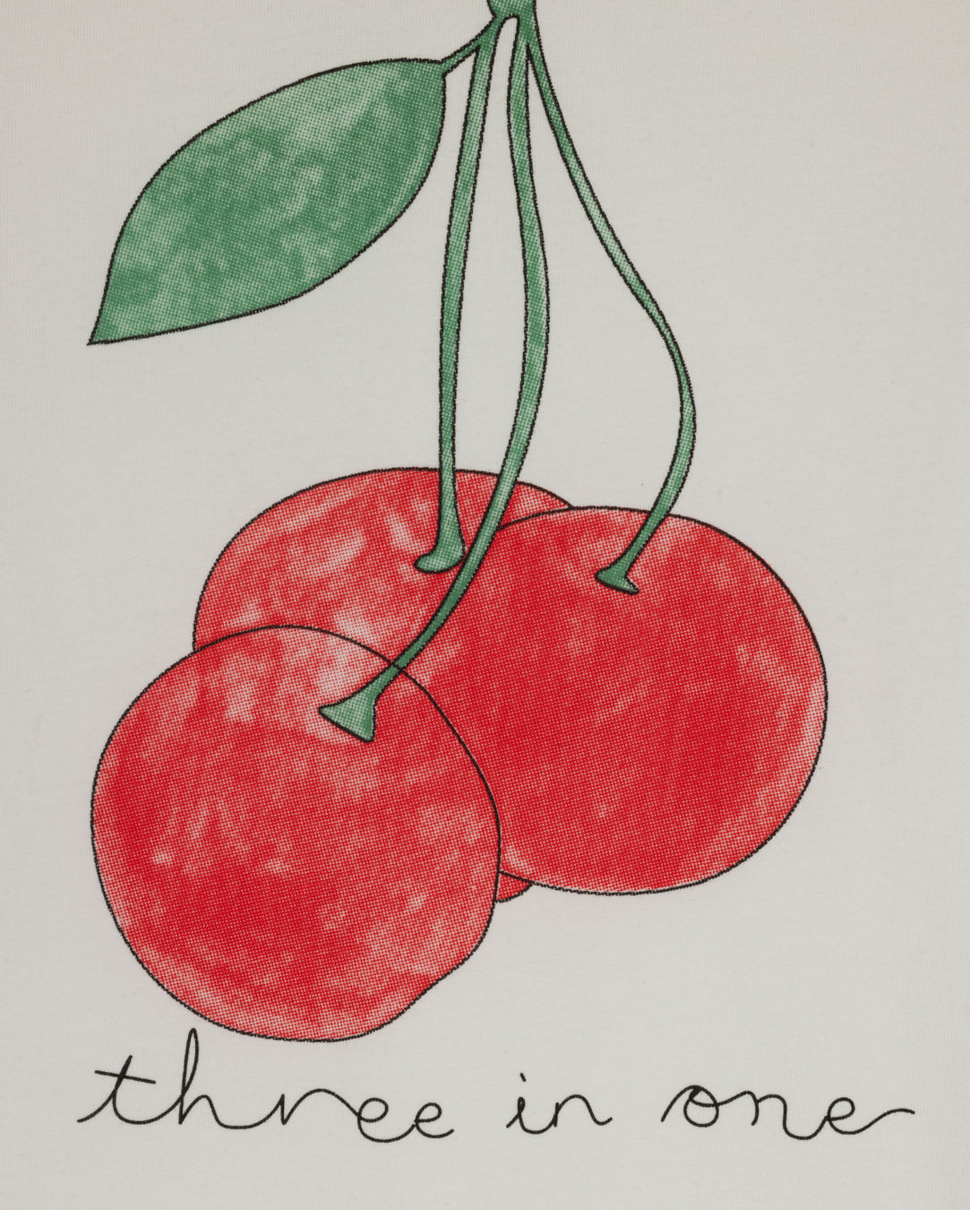 Water Printed Cherry Tee - Junees