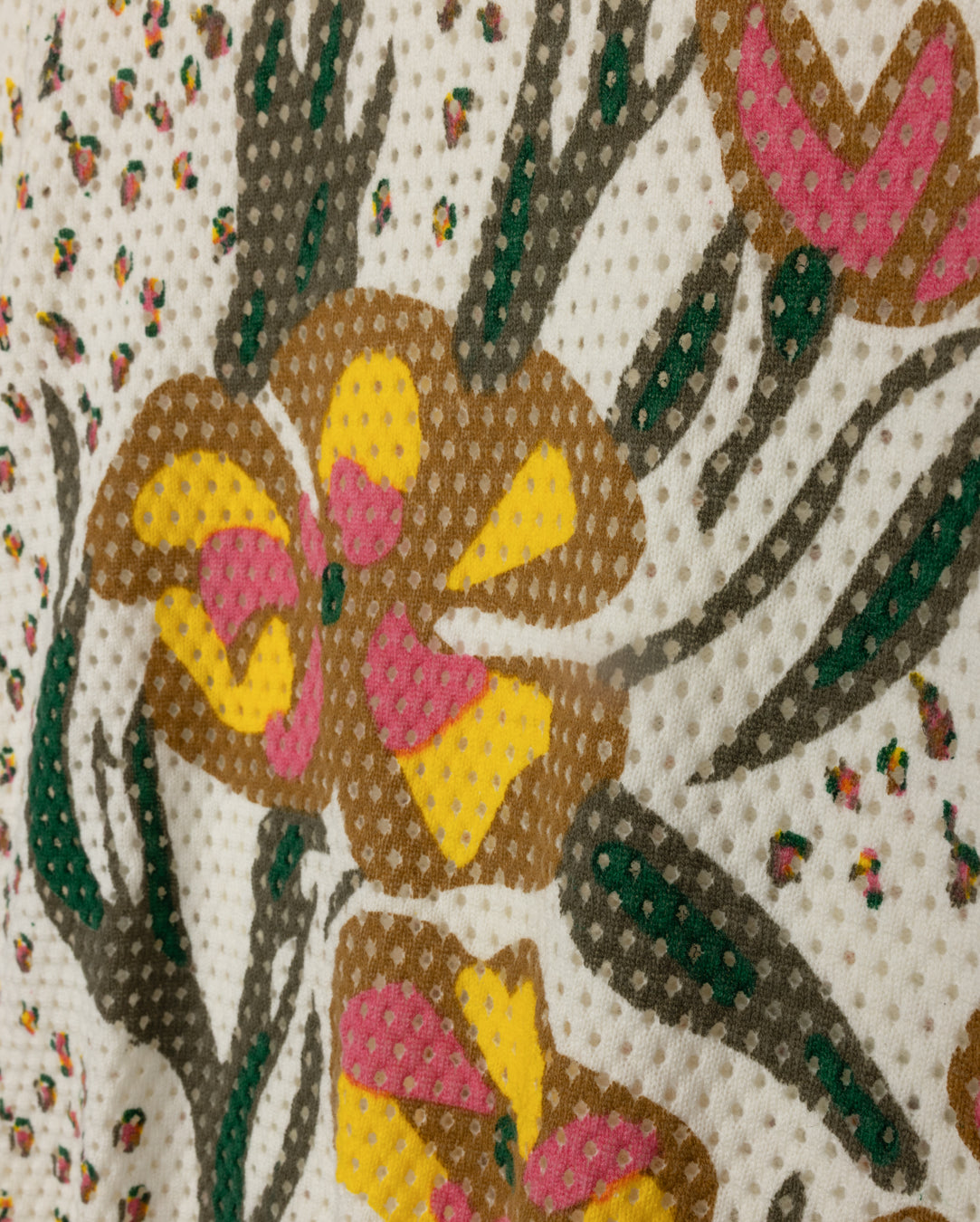 Pointelle Blossom Sweater