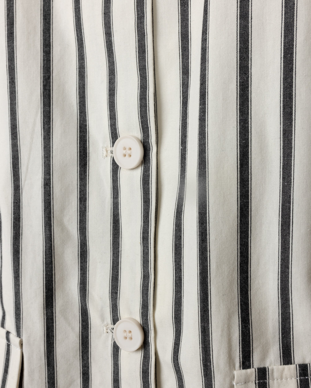 Striped Button Down Vest