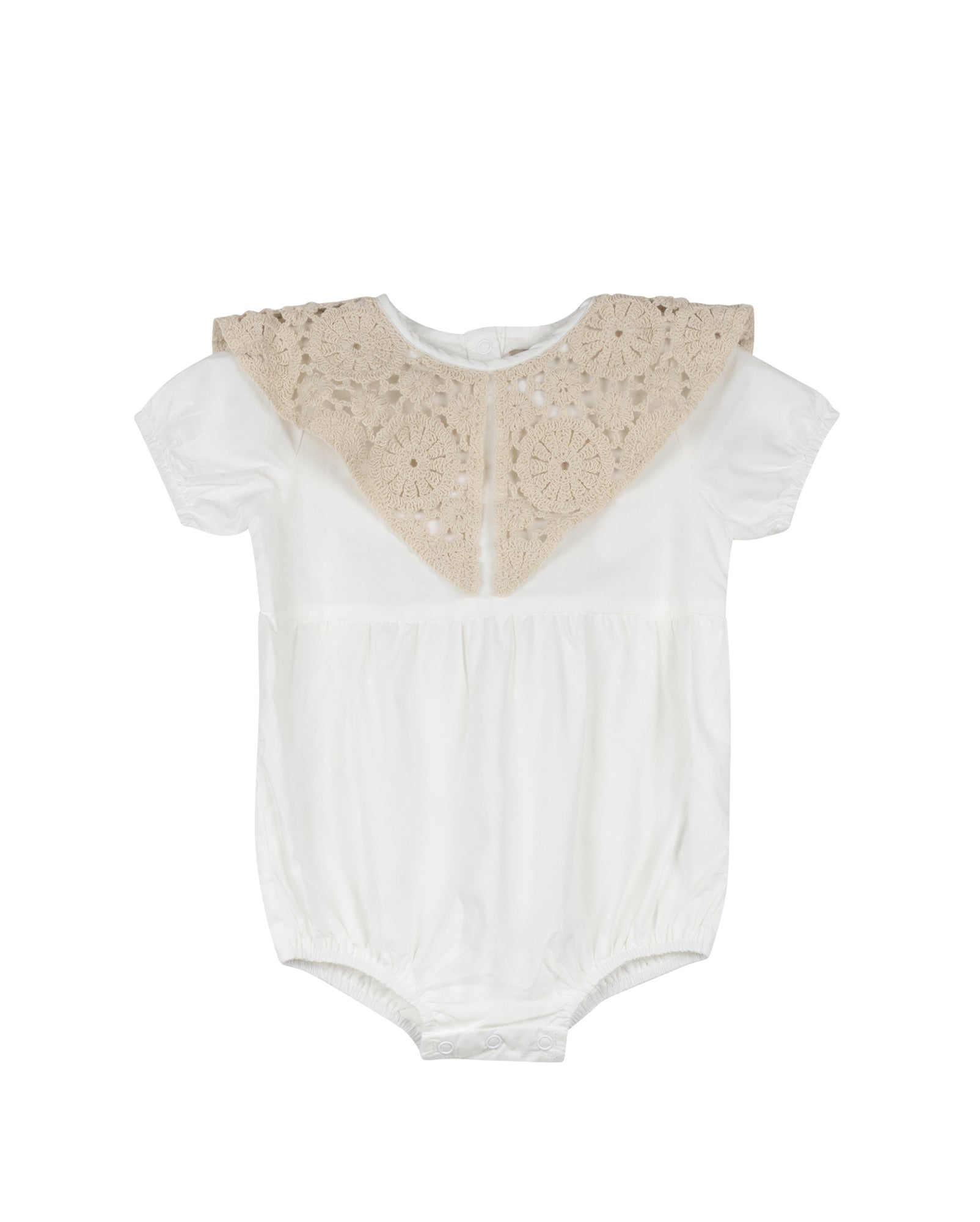 Lester Crochet Cape Romper - Junees