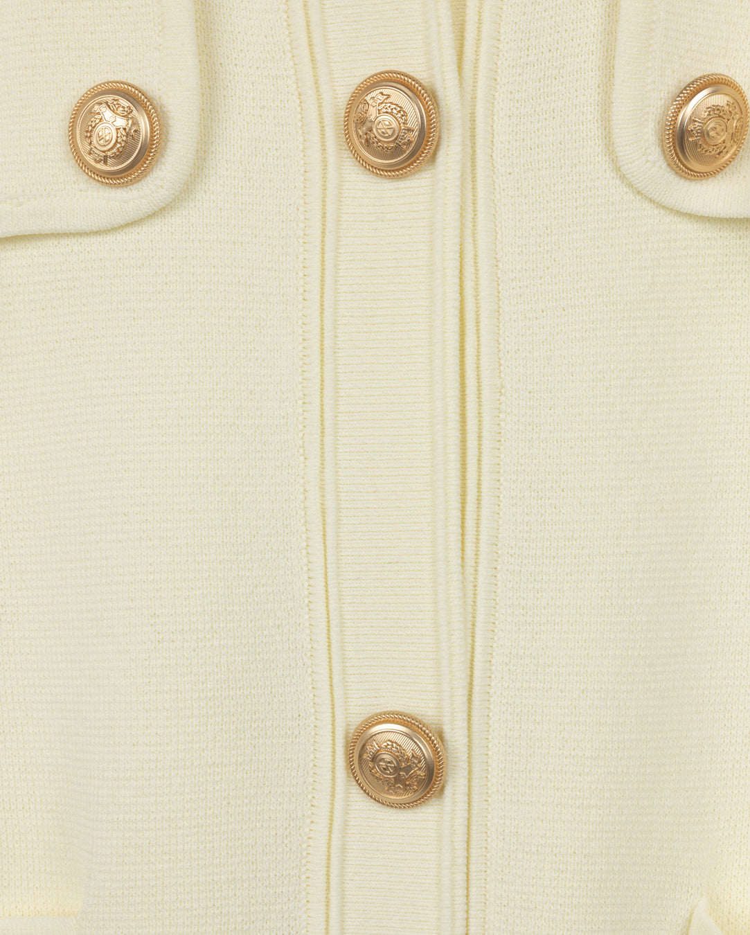 Knit Gold Button Detail Cardigan