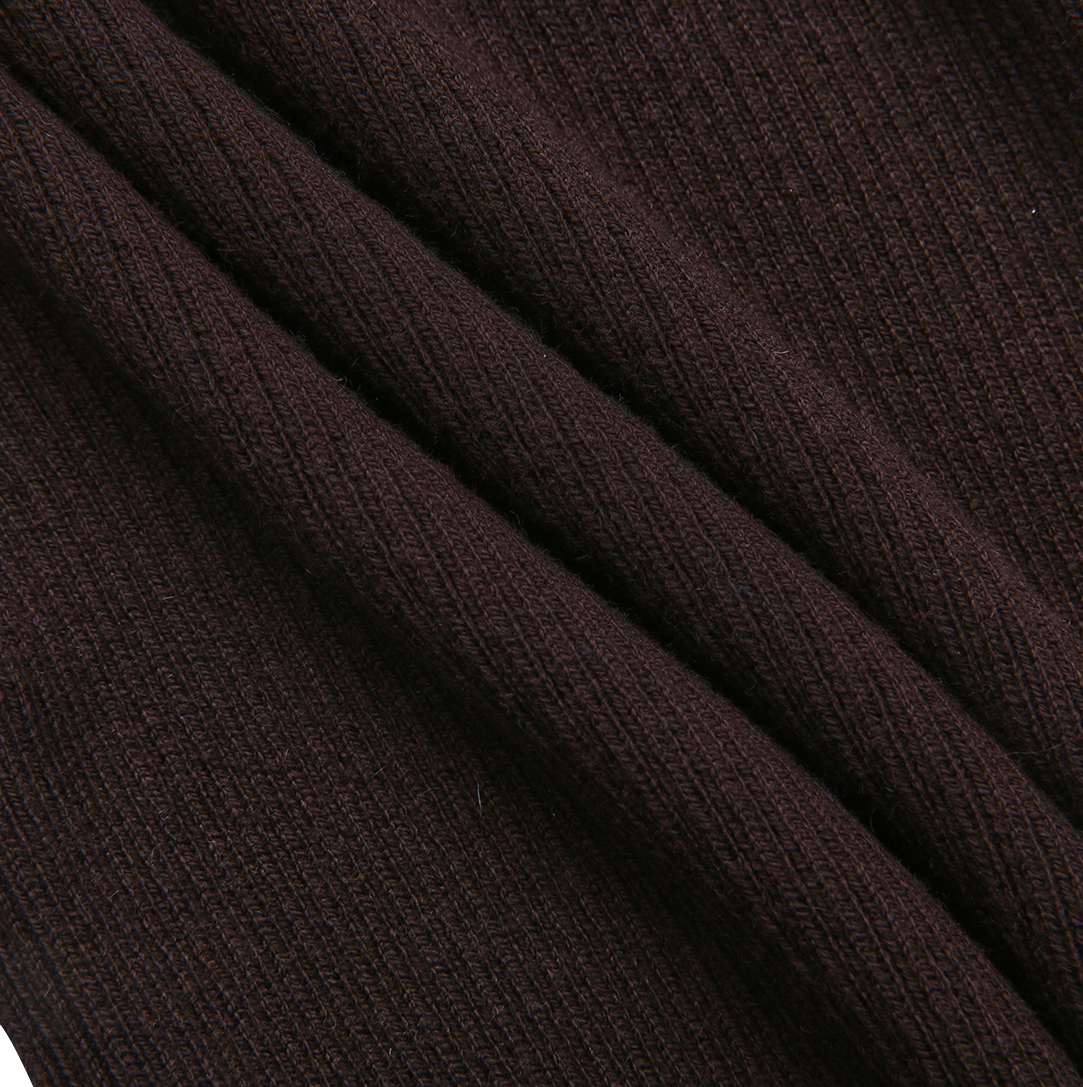 Ribbed Fine Crest Turtlneck