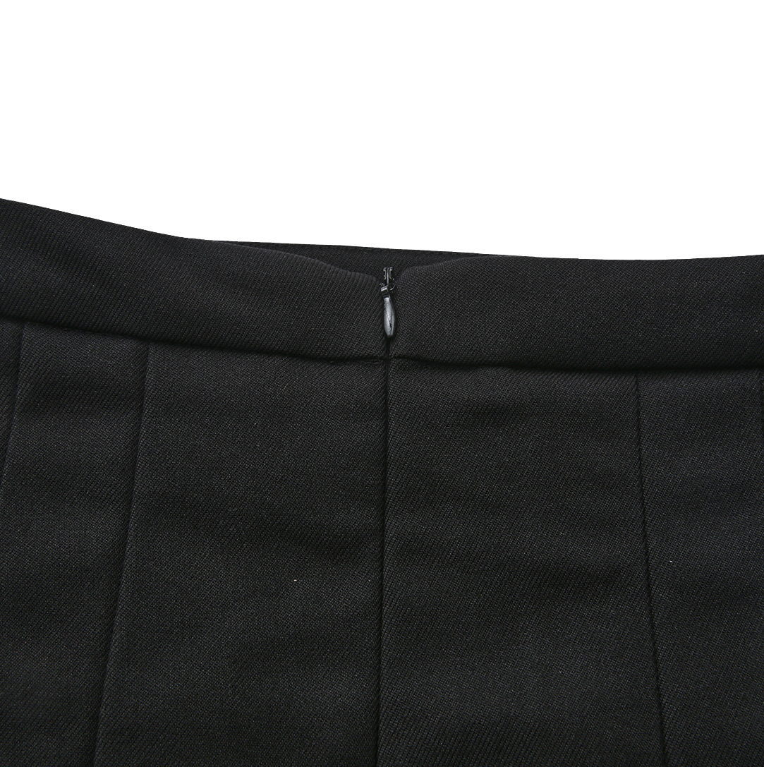 Side Pleat Detailed Skirt