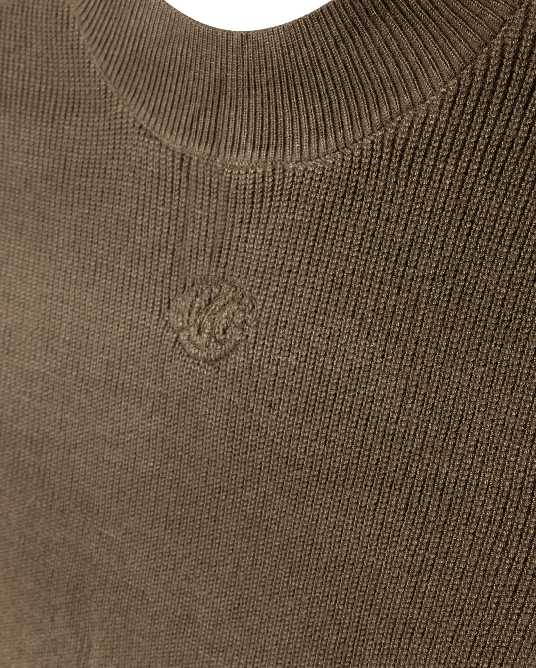 Marley Ruffle Knit Mock Neck