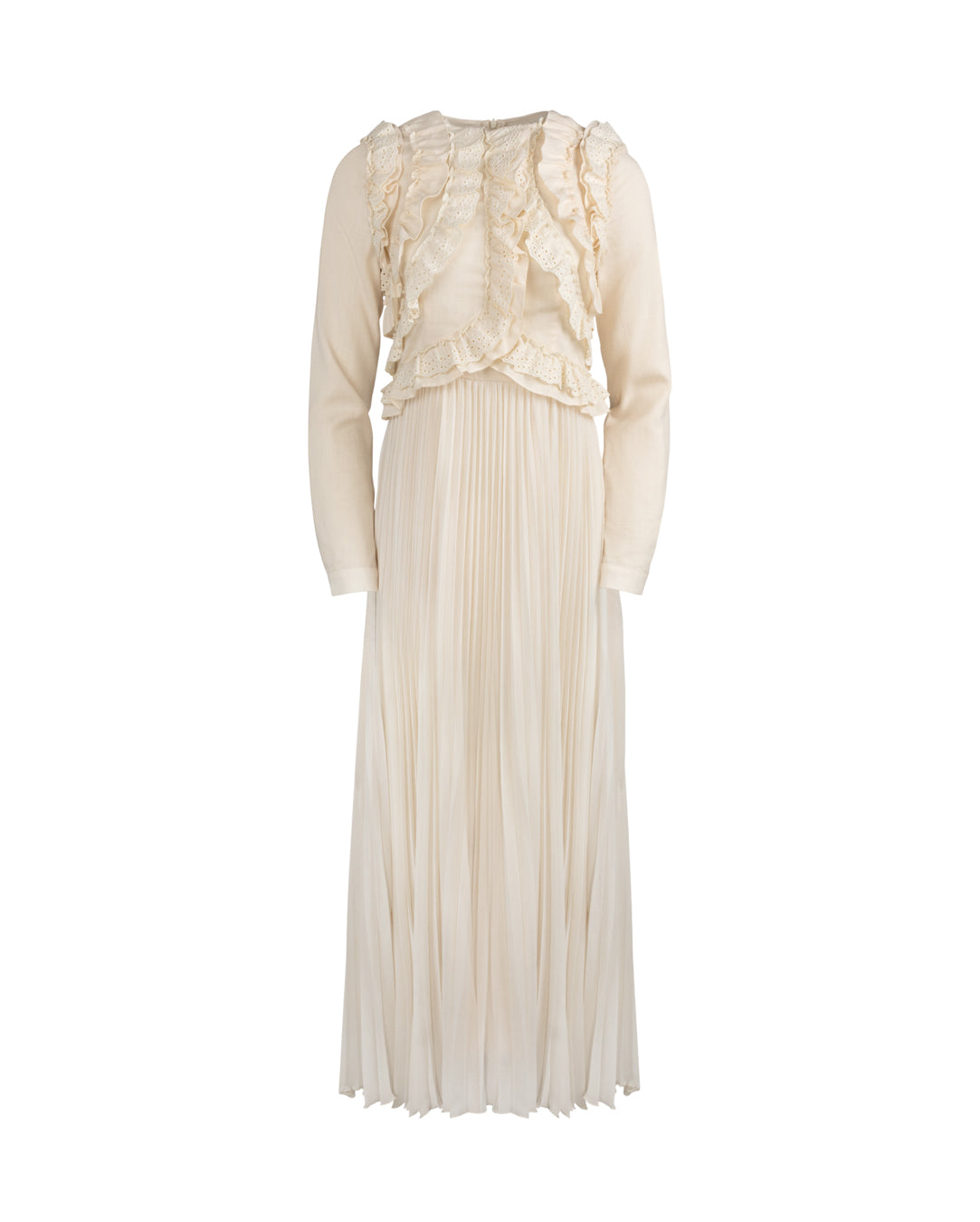 Ruffled Pleated Dress