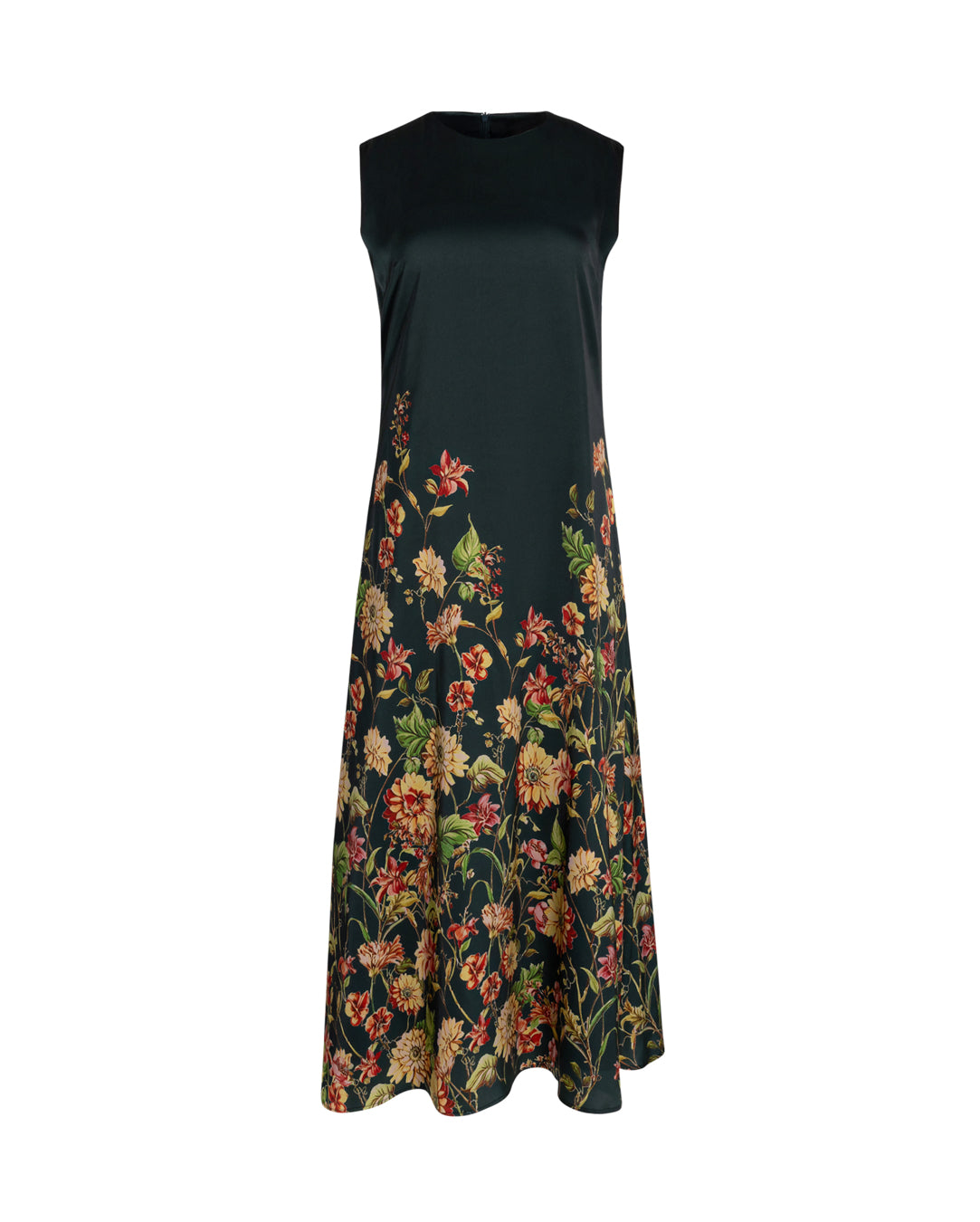 Floral Print On Slip Dress W-20503