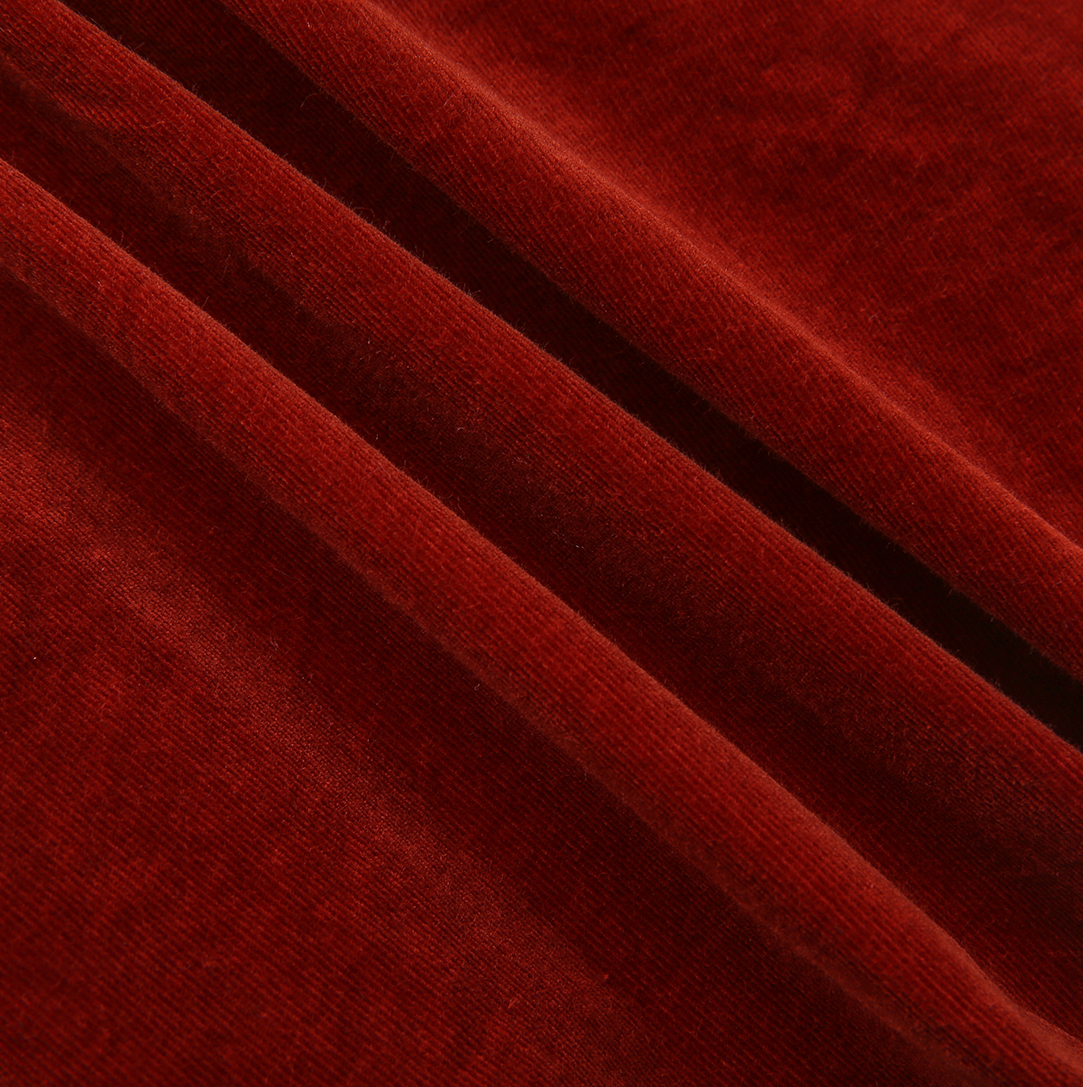 Color Block Corduroy Drop Waist Dress