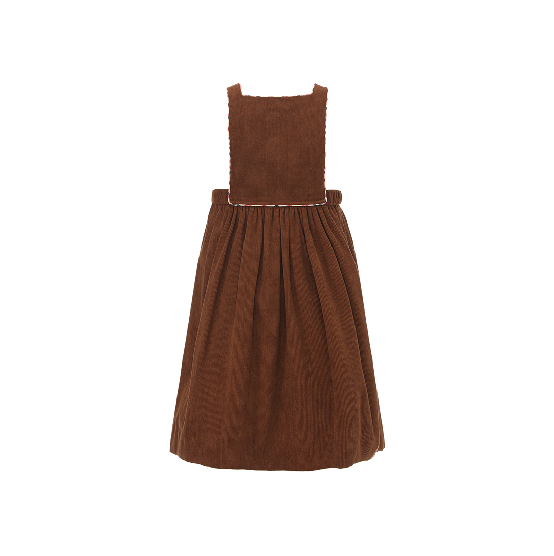 Camas Corduroy Piping Jumper