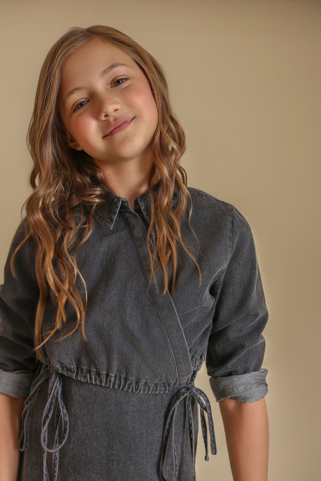 Bruce Chambray Wrap Top