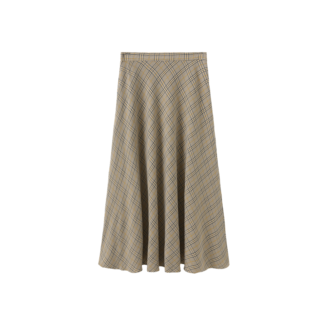 Avis Side Button A-Line Skirt