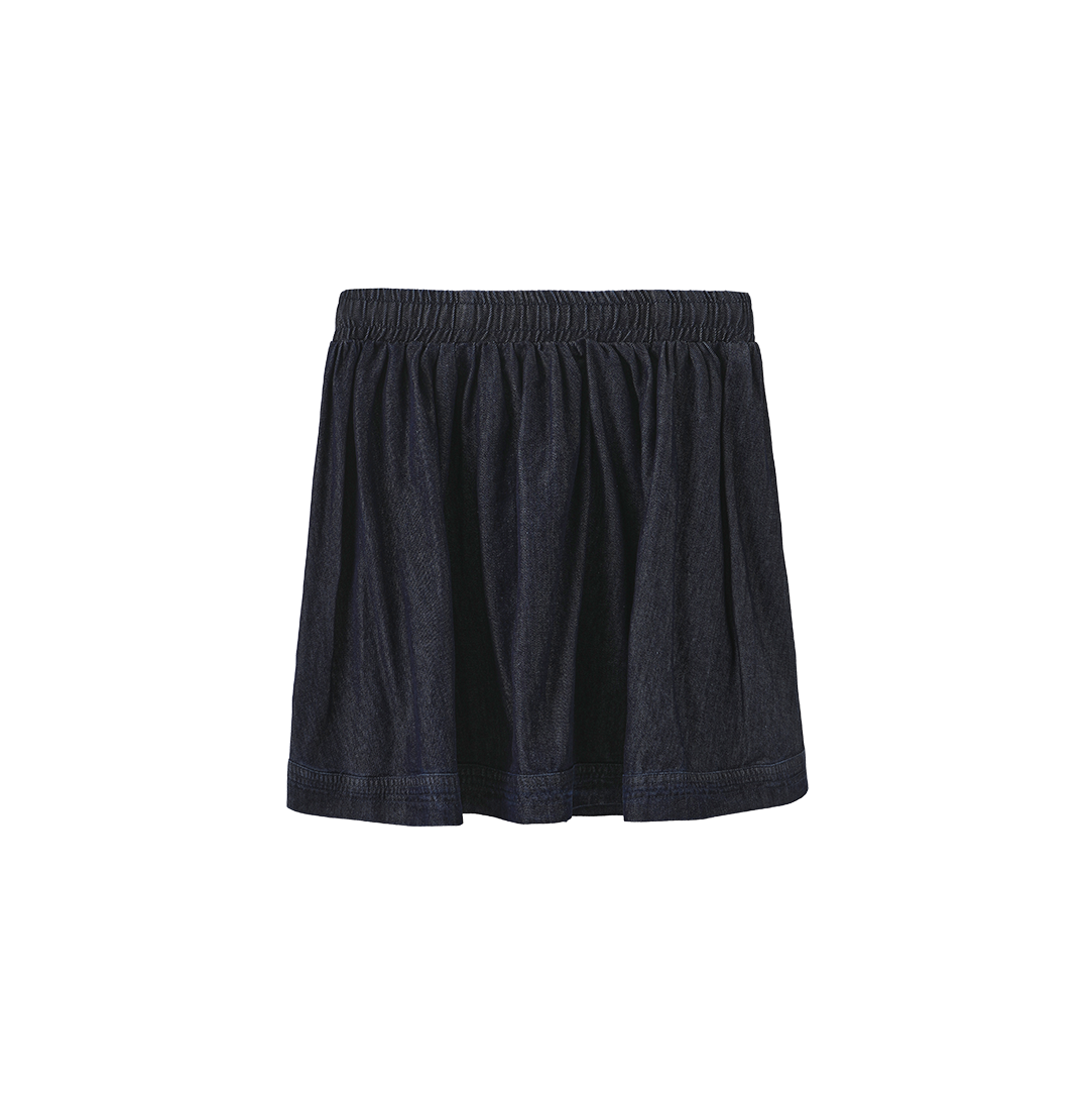 Alma Denim Drawstring Skirt