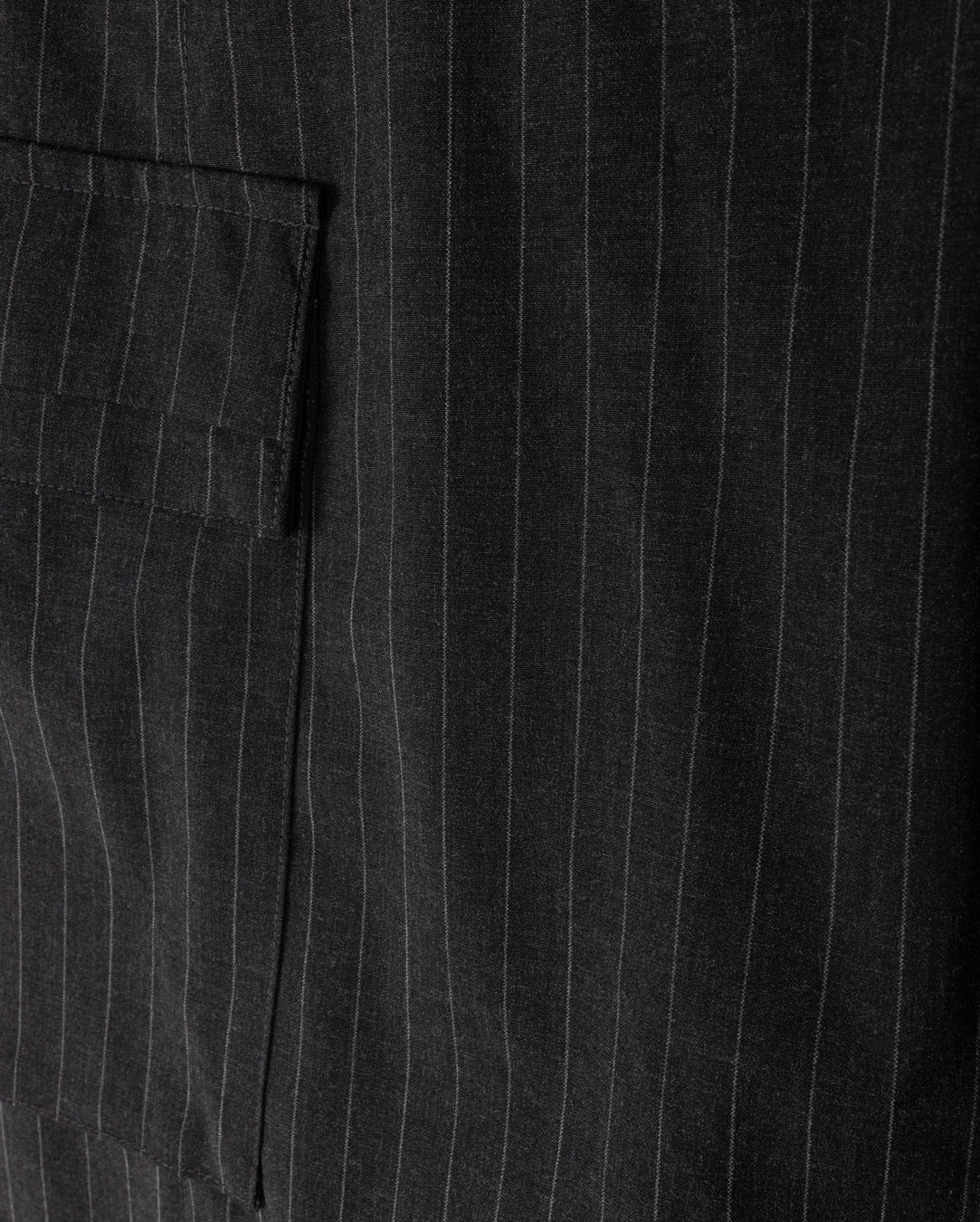 Pinstripe Side Pocket Skirt