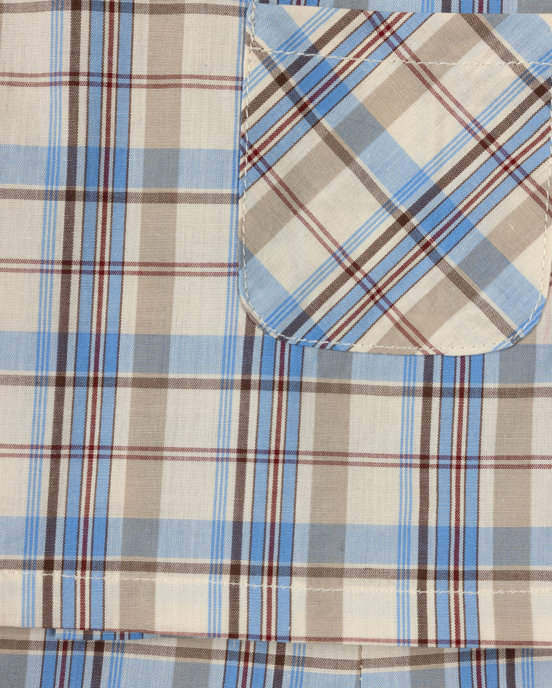 Farrow Plaid Pocket Blouse And Shorts