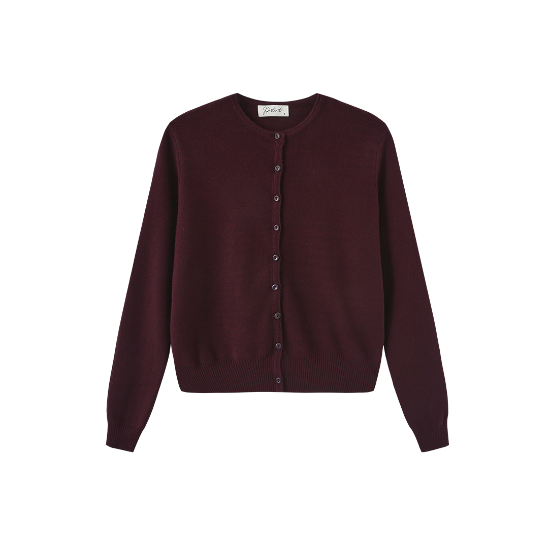 Basic Knit Button Cardigan - Junees