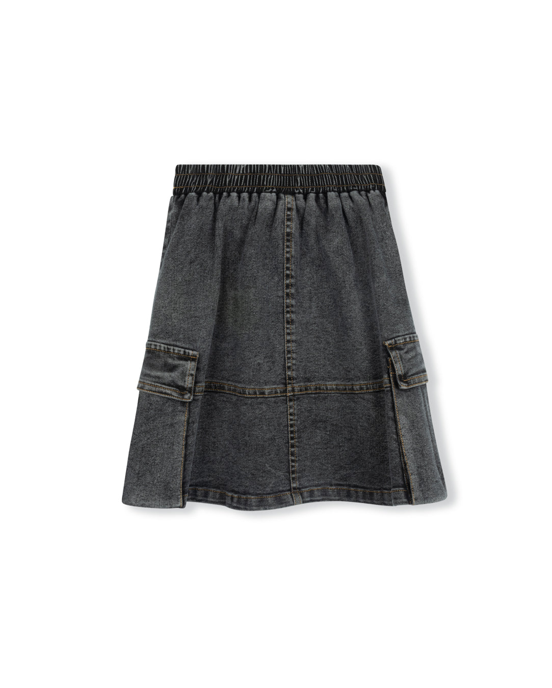 Chime Denim Cargo A-line Skirt
