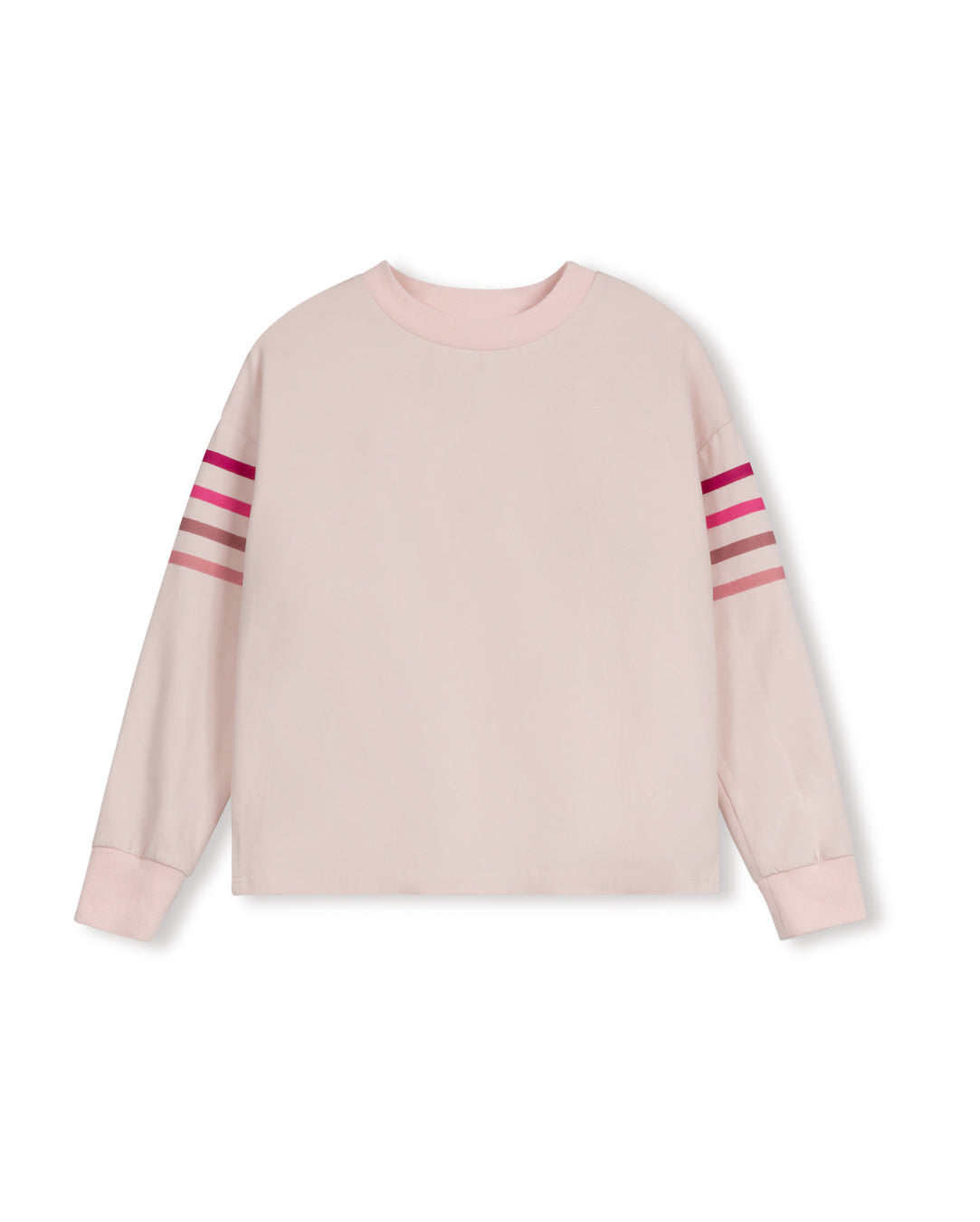 Striped Sleeve Detail T-shirt - Junees