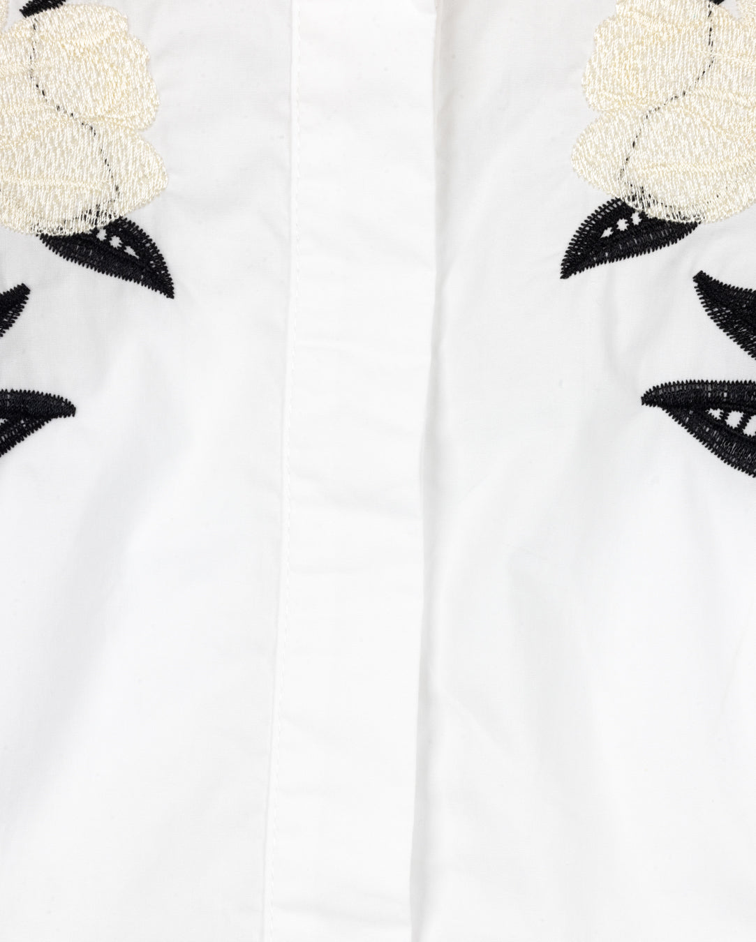 Poplin Embroidered Blouse - Junees