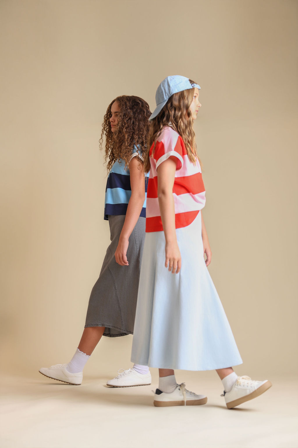 Wide Striped Polo Vest