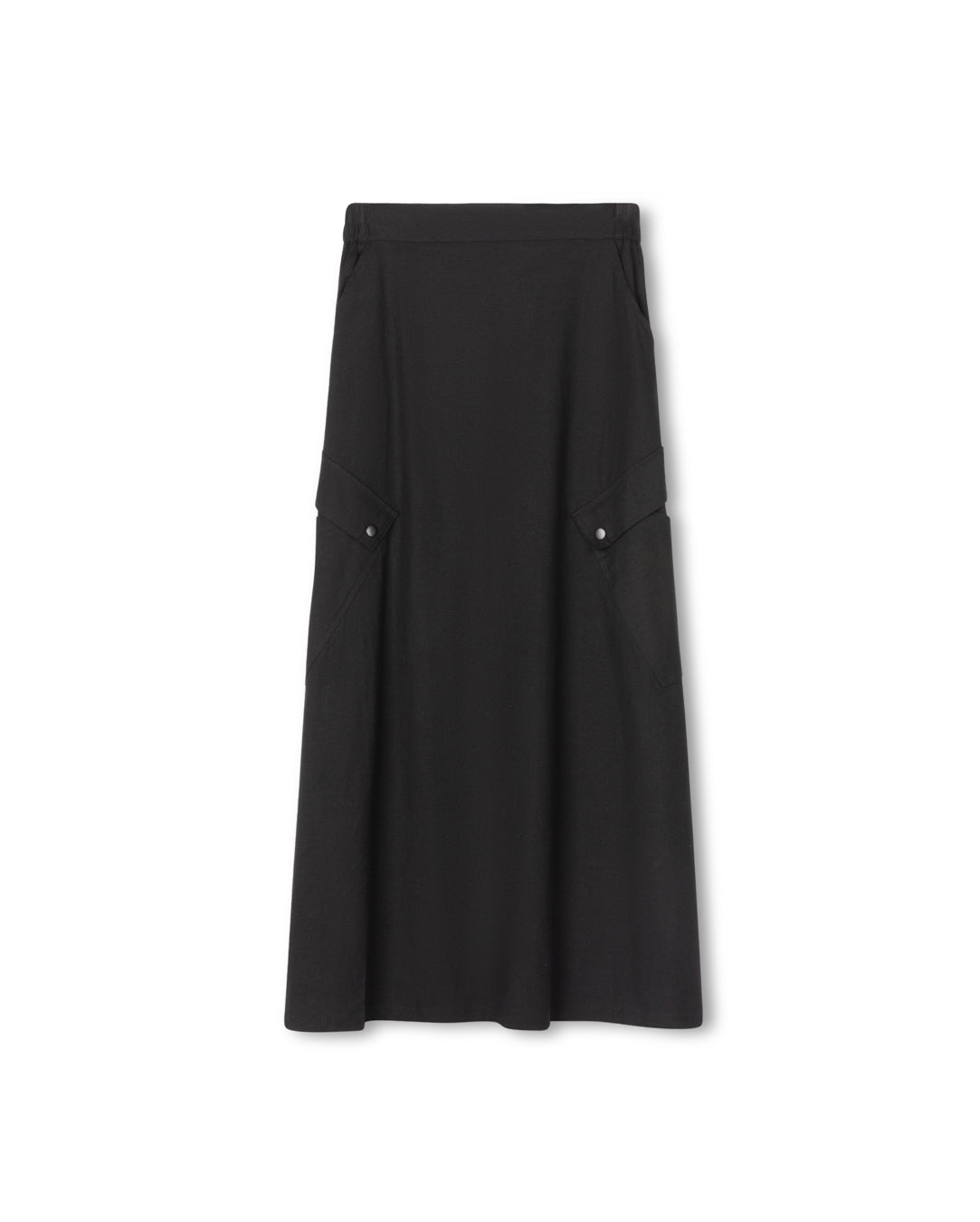Pocket Detailed Maxi Skirt W-18084