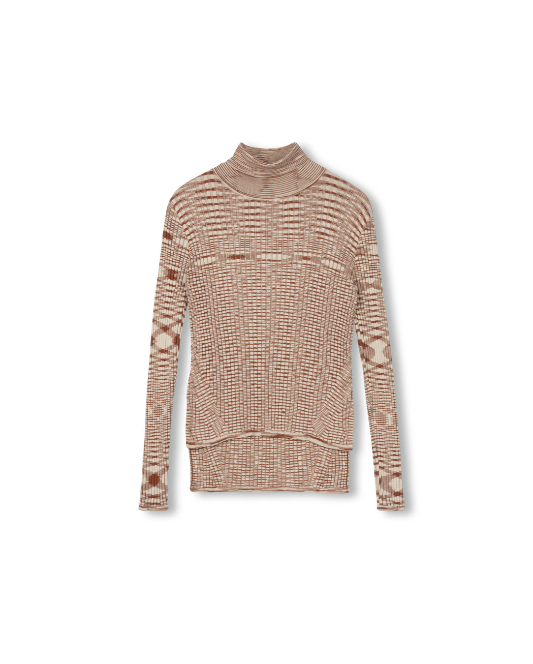Wide Rib Turtleneck Sweater