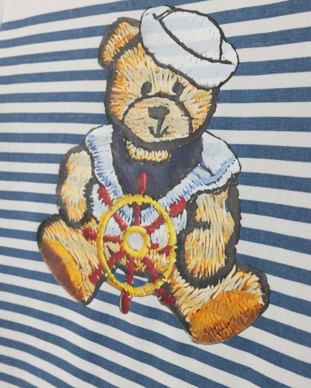 Teddy Bear Half Striped Tee