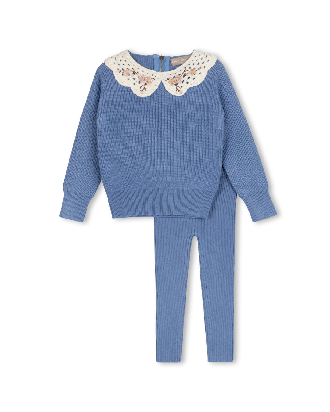 Layla Collared Sweater And Leggings C-21224