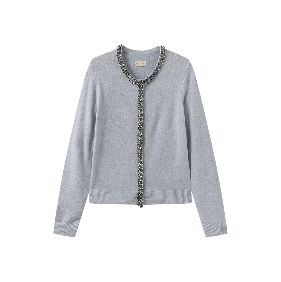 Studded Knit Cardigan