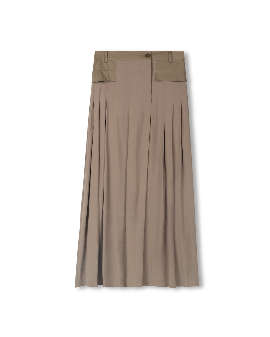 Poplin Cupro Skirt