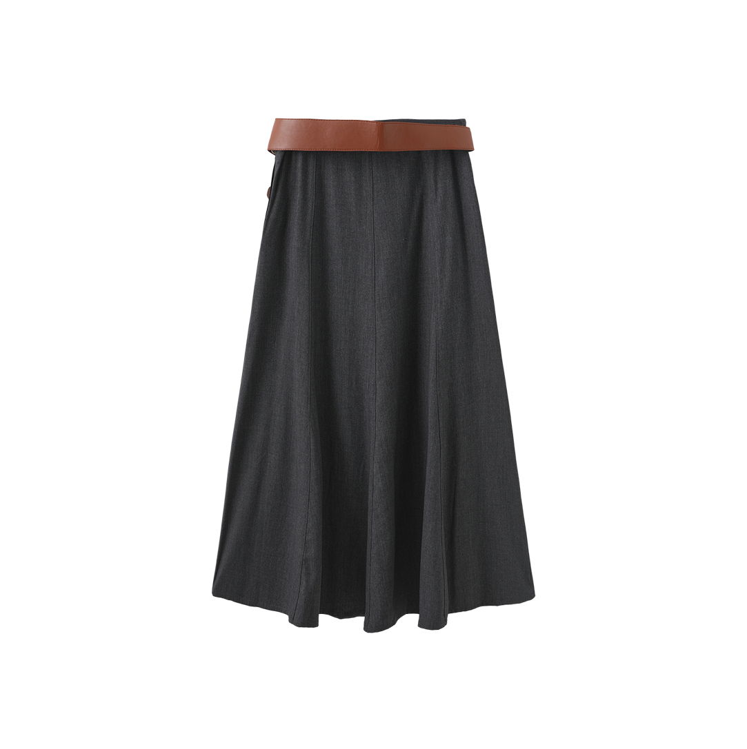 Paneled Pocket Skirt