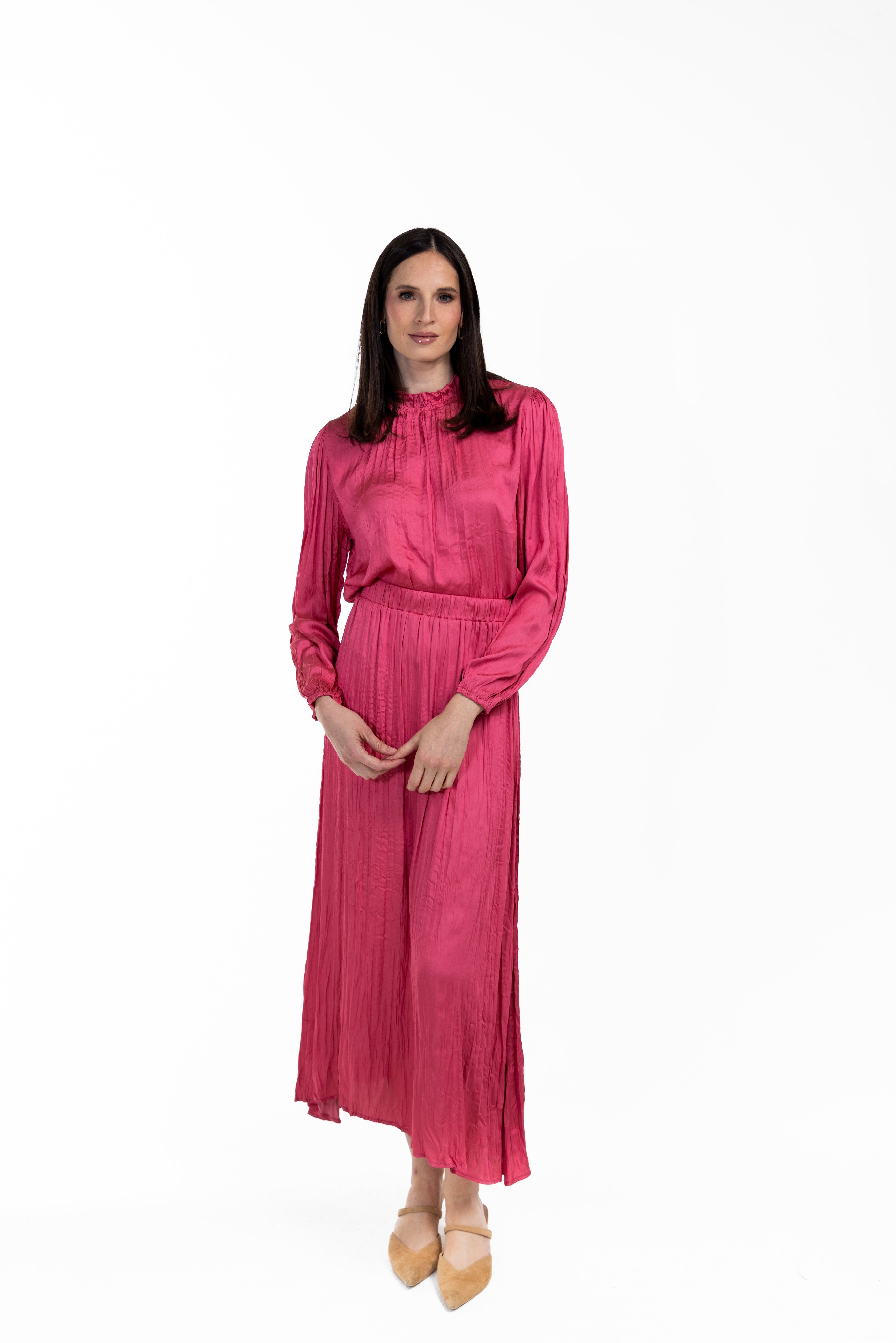 Crinkle Maxi Skirt - Junees