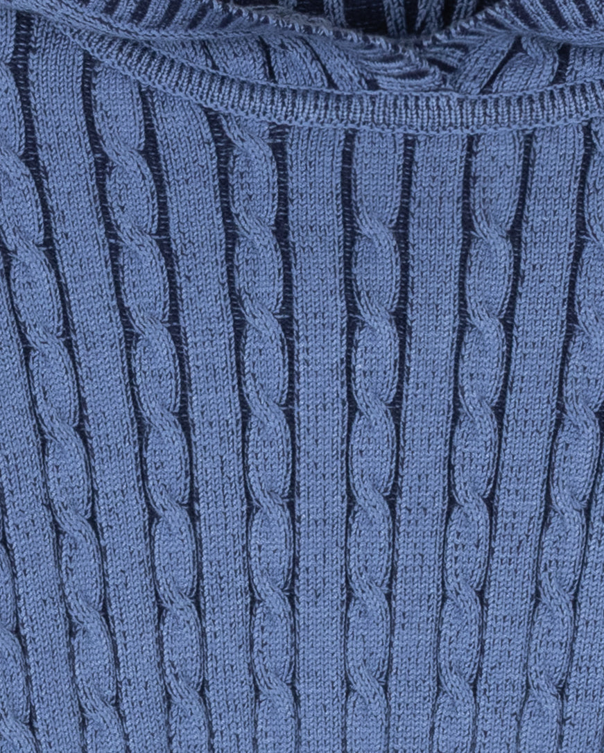 Leon Cable Knit Hoodie C-23272