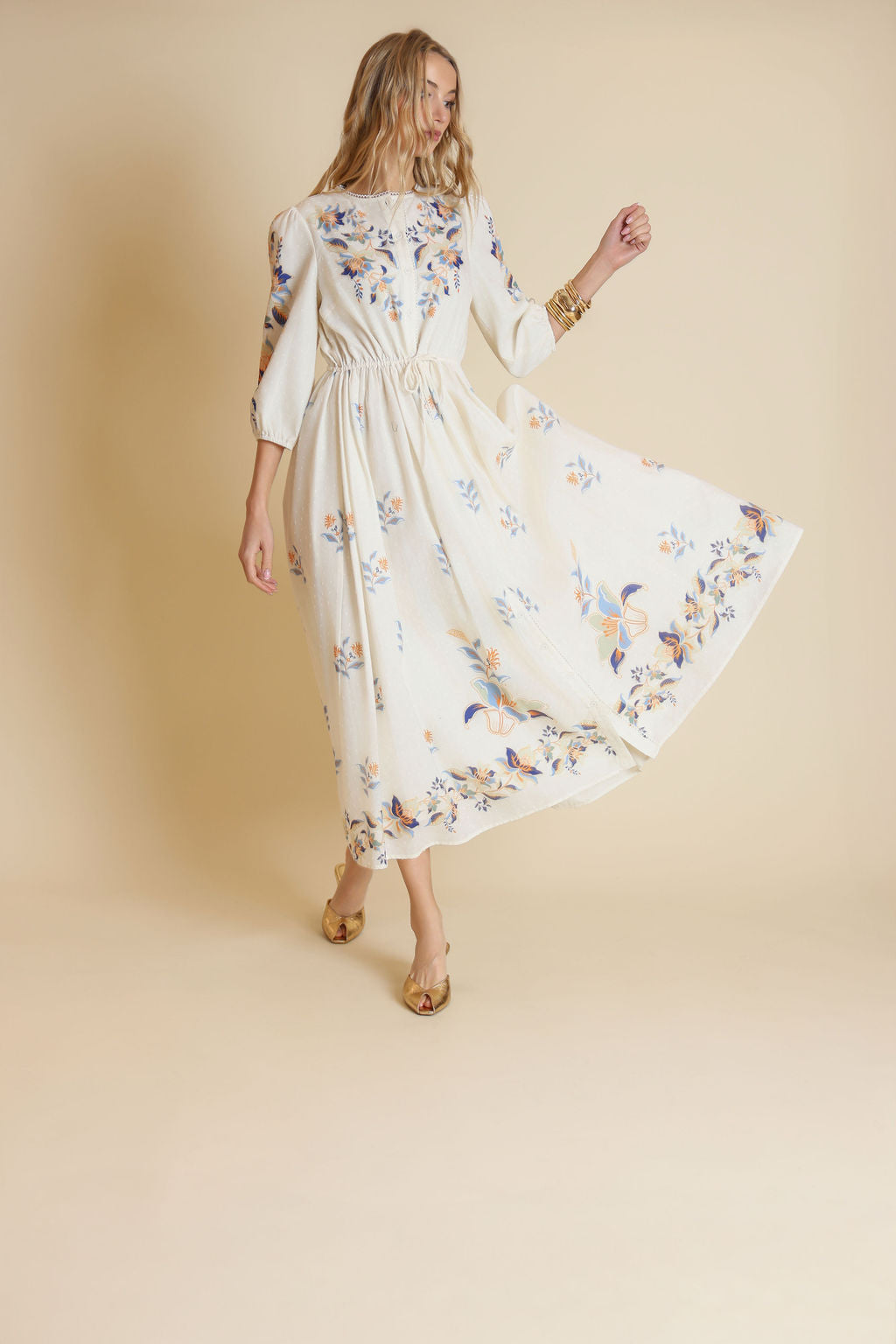 Mystic Embroidered Detailed Dress