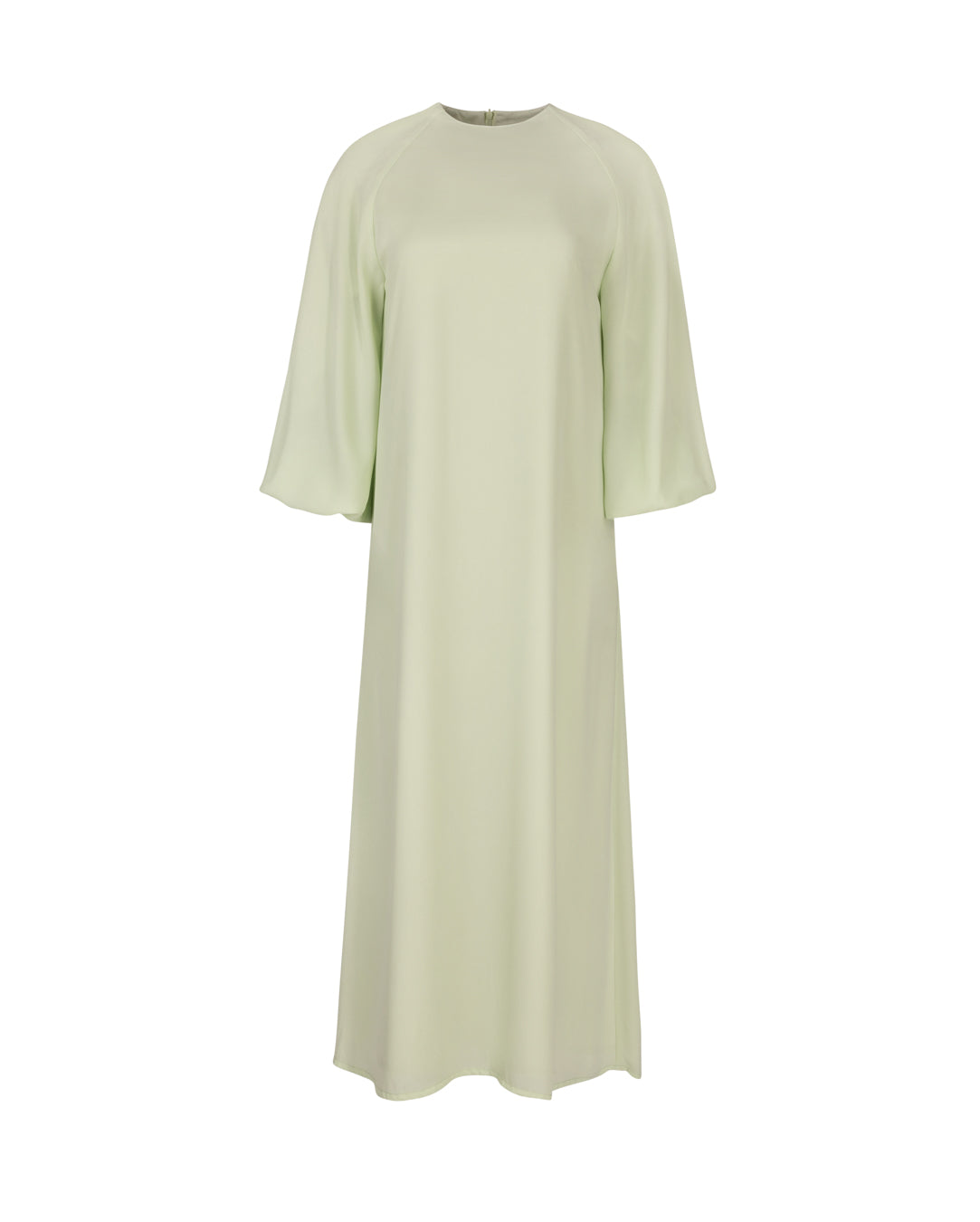 Chiffon Flowy Large Sleeve Dress W-18023