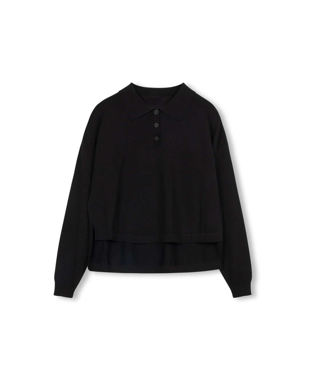 Layro Henley Fine Knit Top