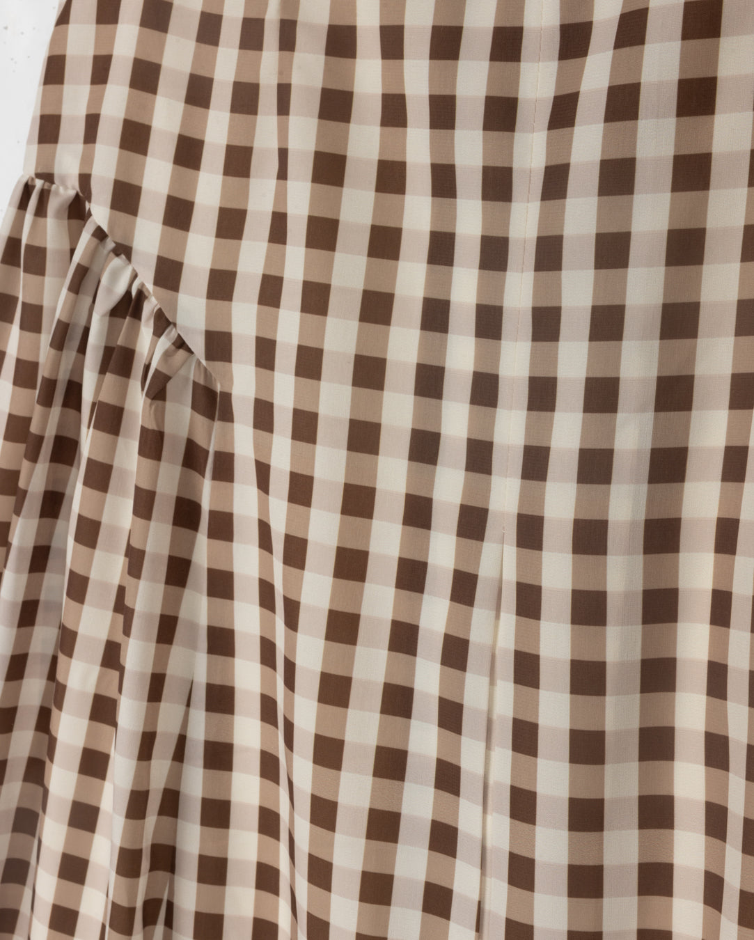 Plaid Taffeta Skirt