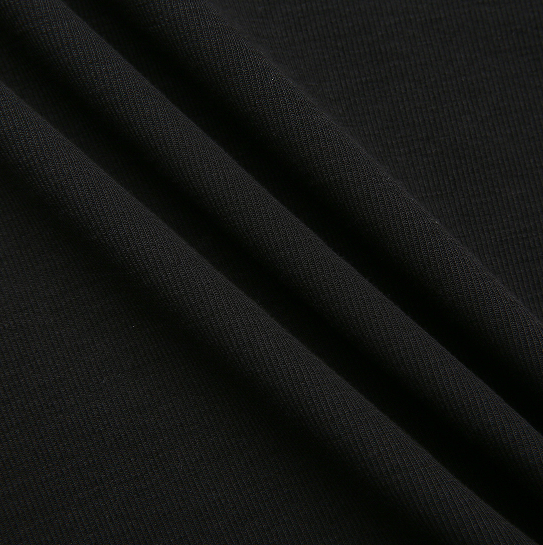 Side Button Soft Rib Aline