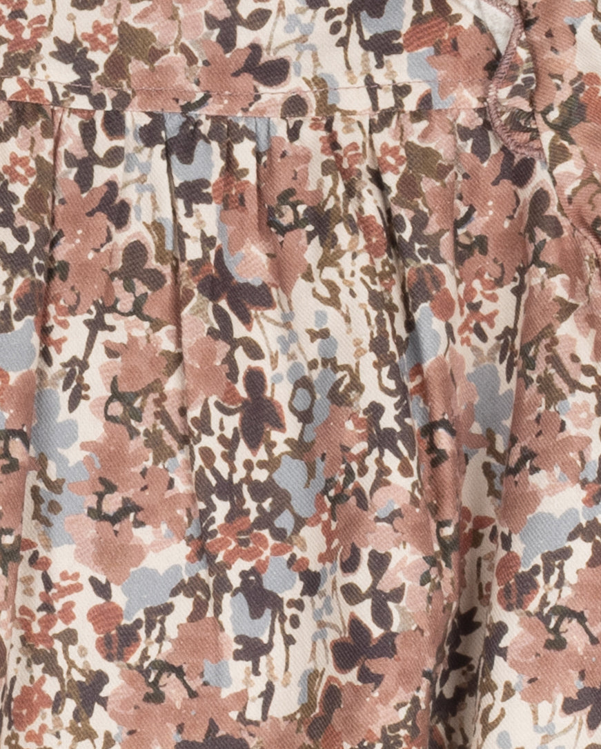 Jill Floral Printed Baby Doll Tier Dress