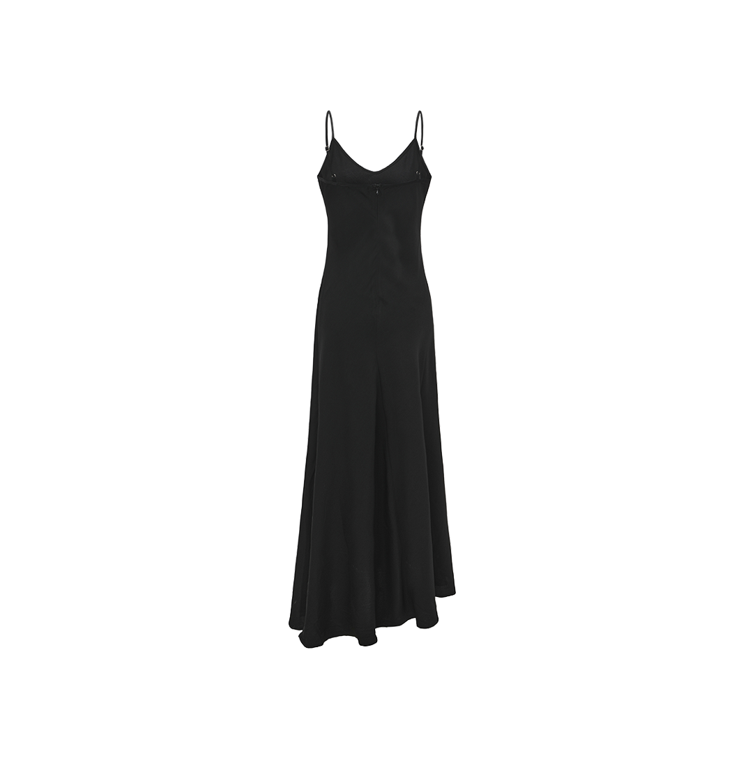 Cupro Crinkle Slip Dress