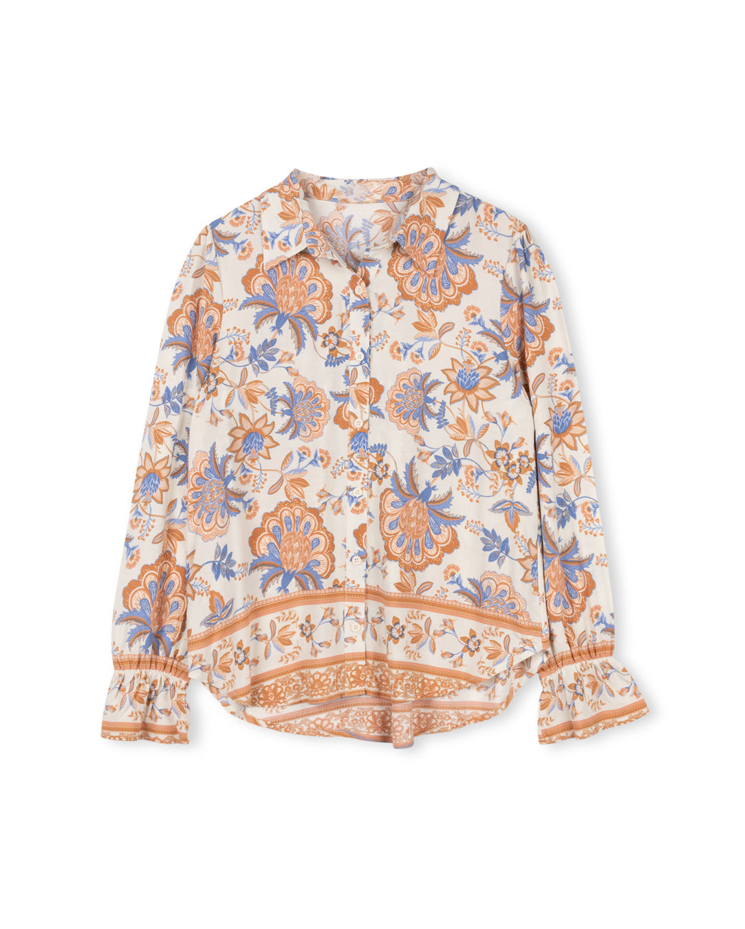 Printed Button Down W-17116