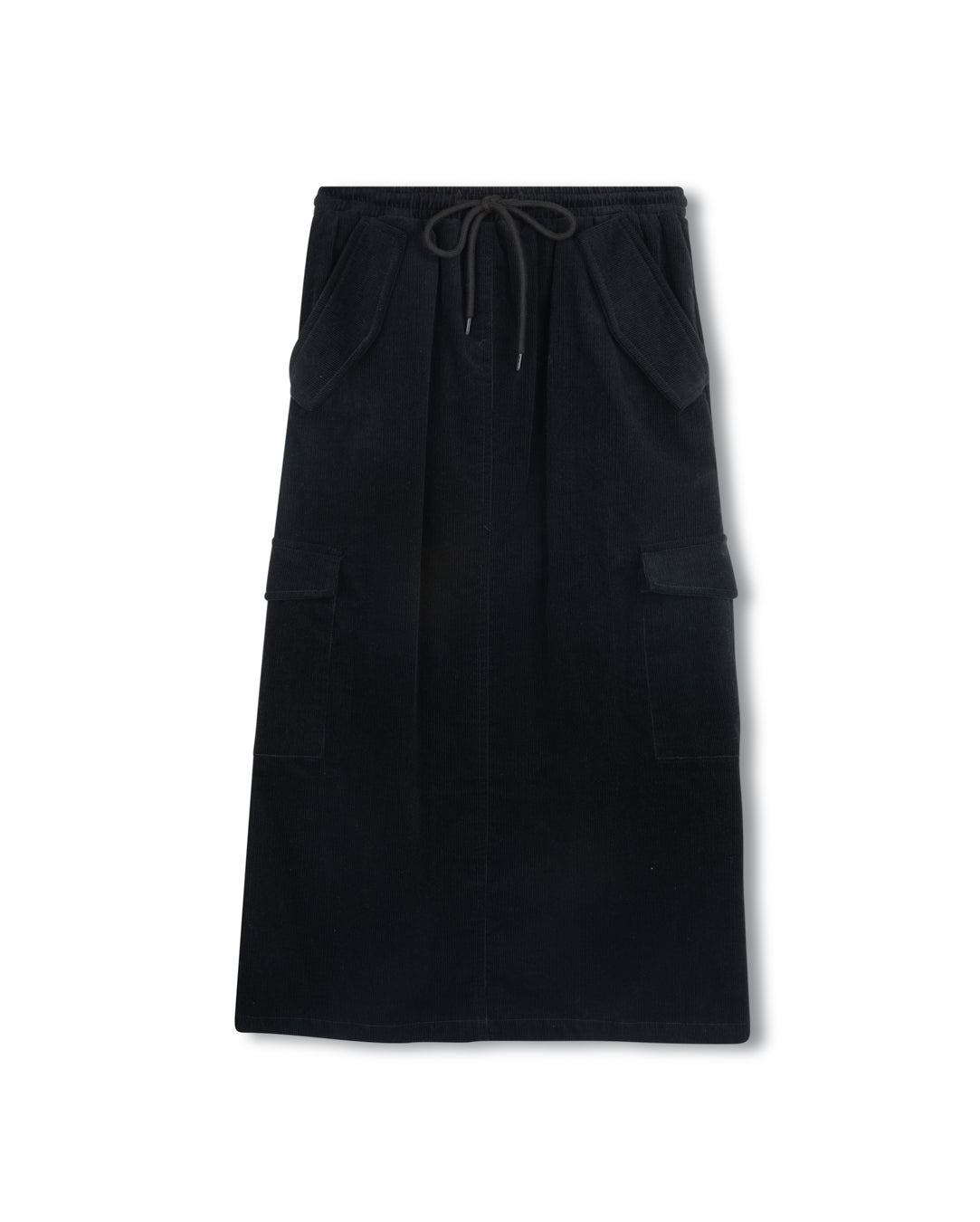 Vato Corduroy Drawstring Cargo Pocket Skirt