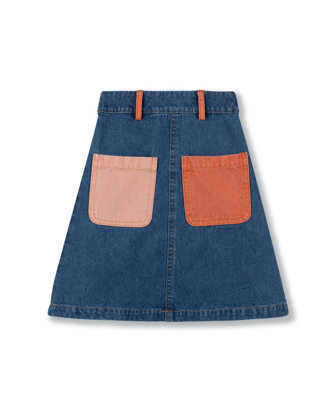 Filer Denim Multicolored Skirt - Junees