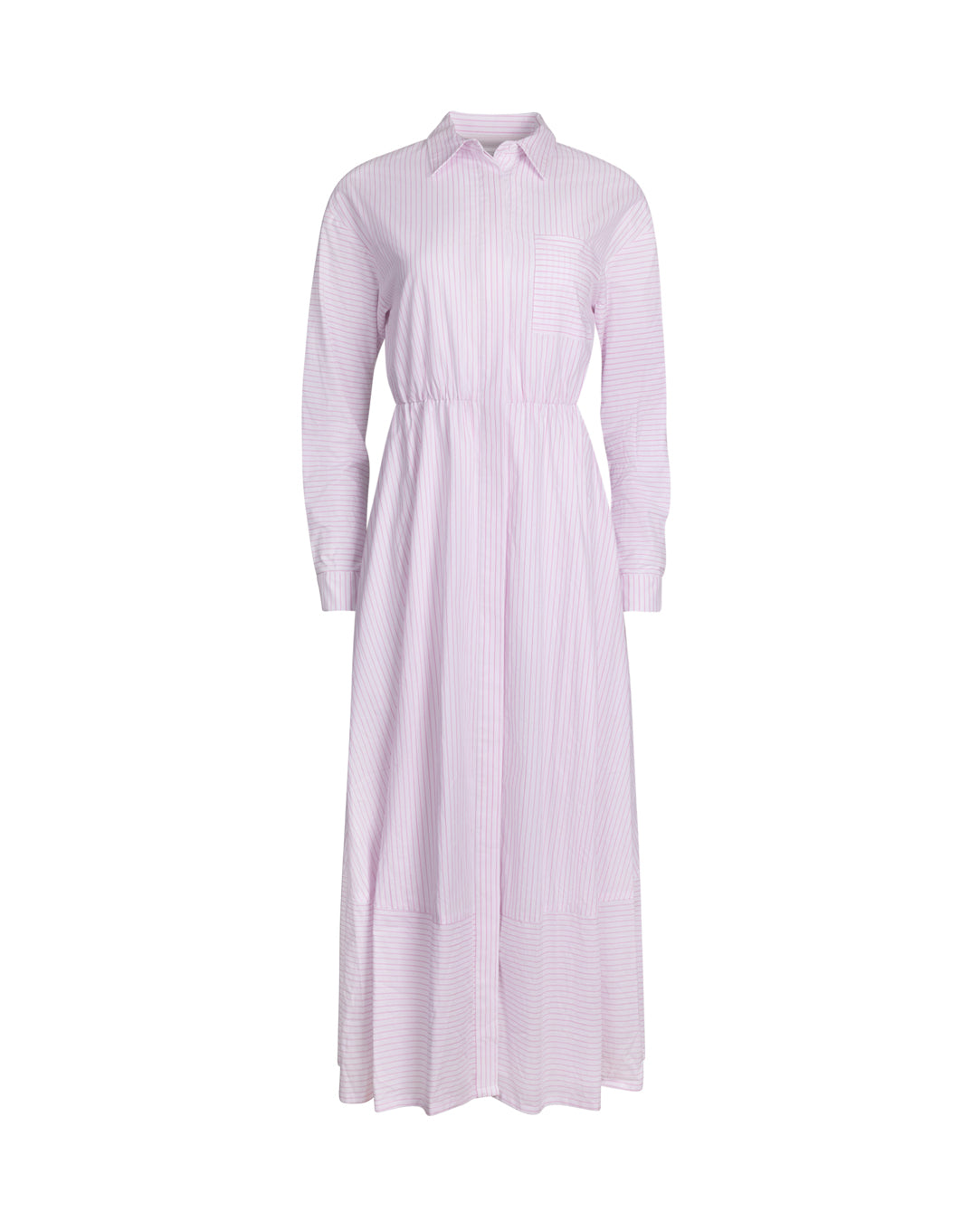 Poplin Striped Maxi Dress - Junees