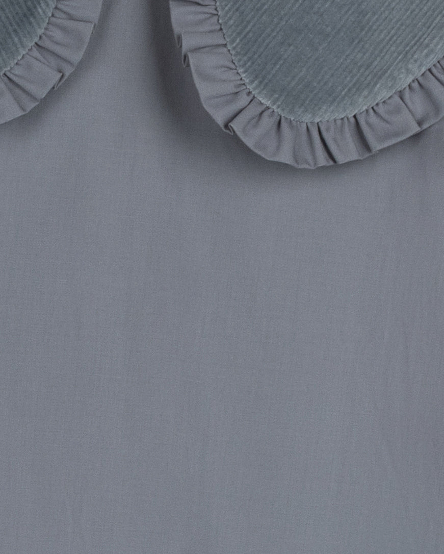 Poplin Big Collared Dress