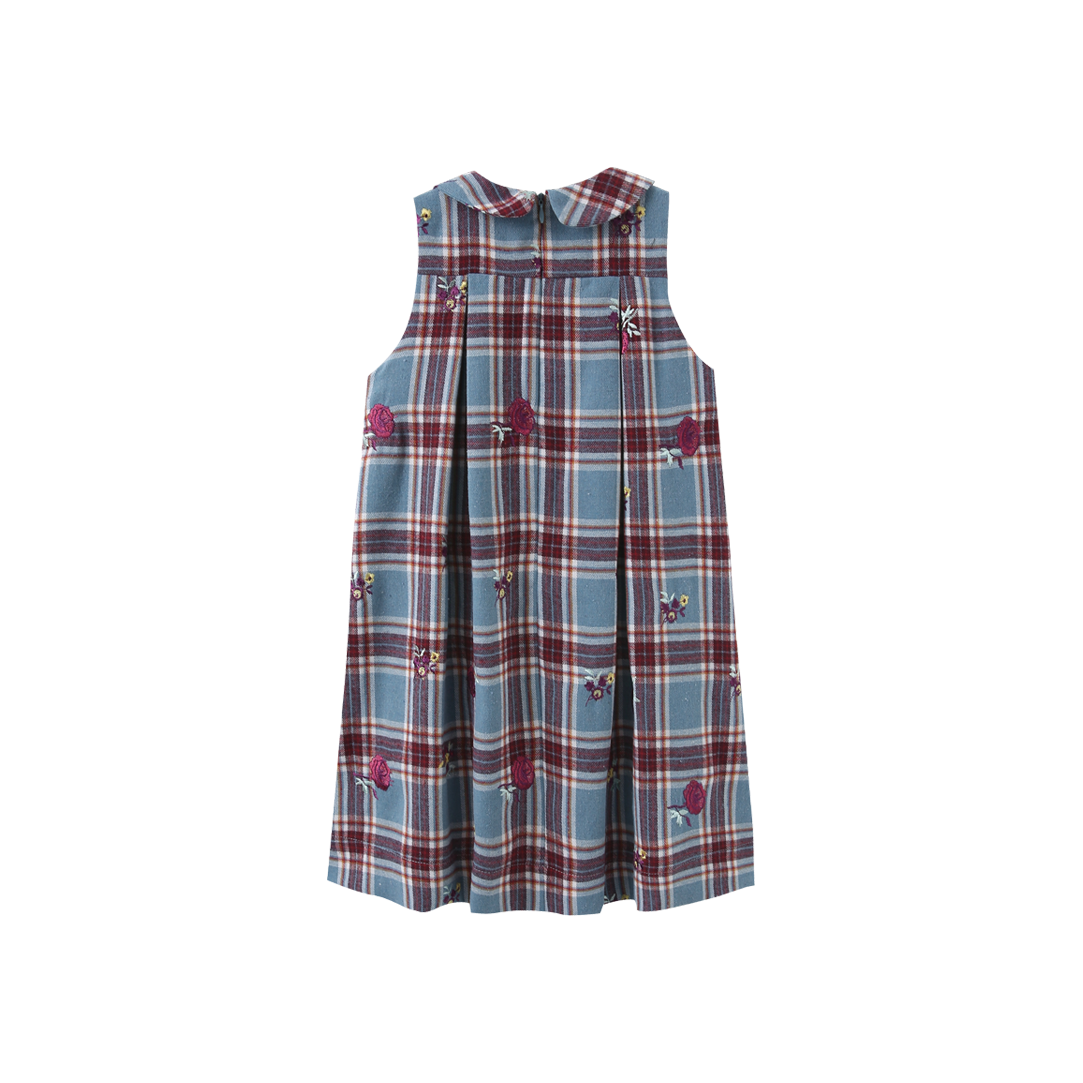 Jerry Plaid Floral Jumper