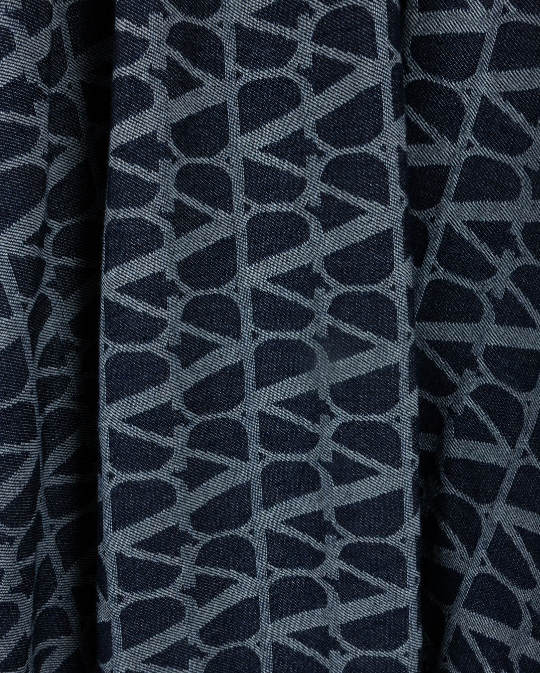 Textured Denim Drawstring Skirt - Junees