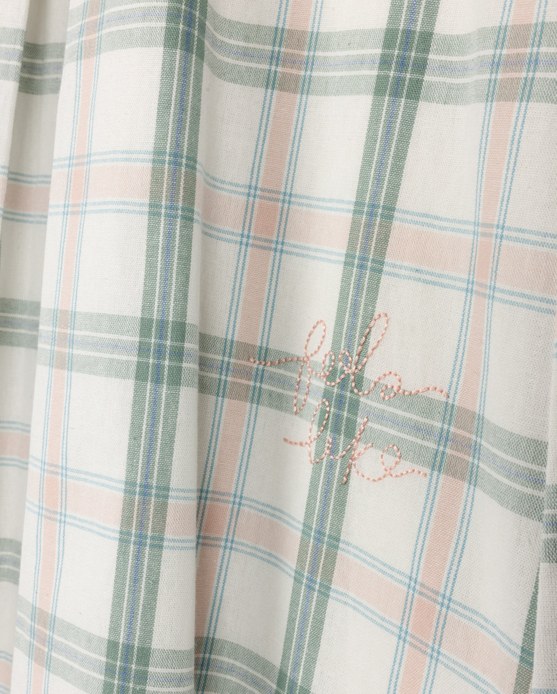 Mira Plaid Scalloped Collar Dress