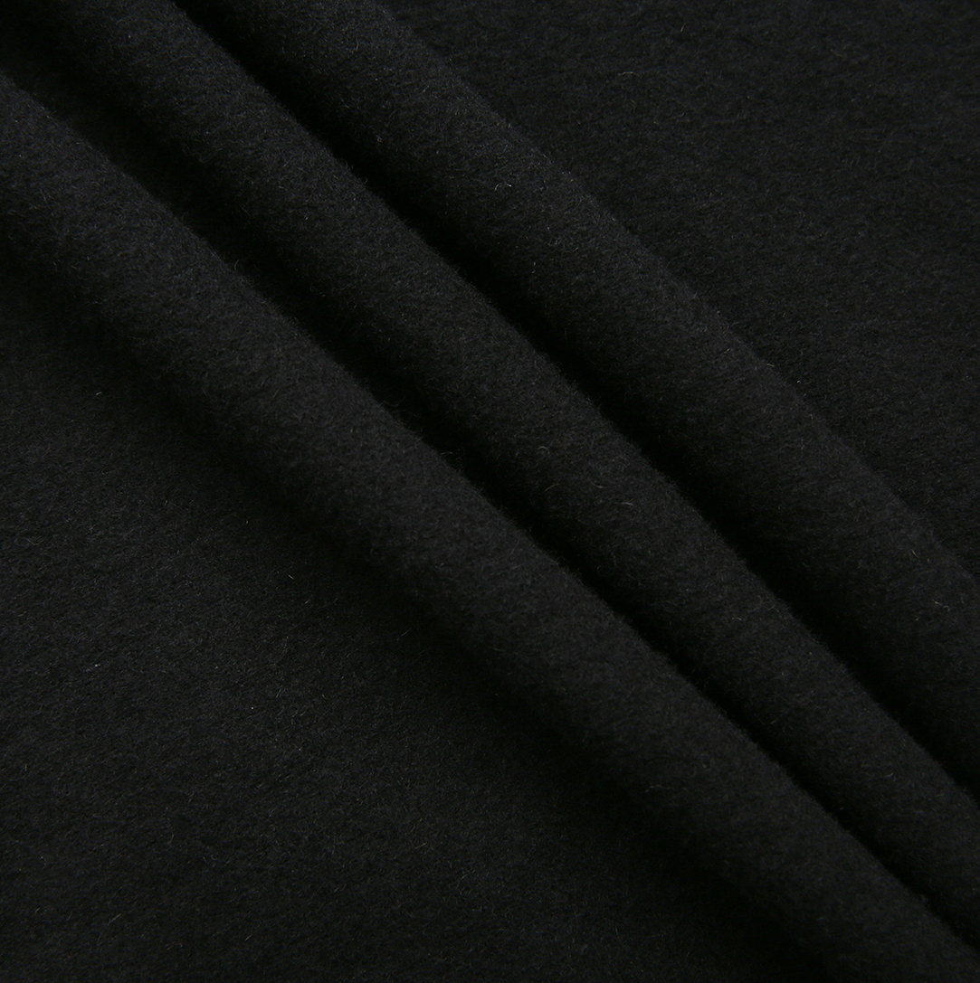 Side Pleat Wool Skirt