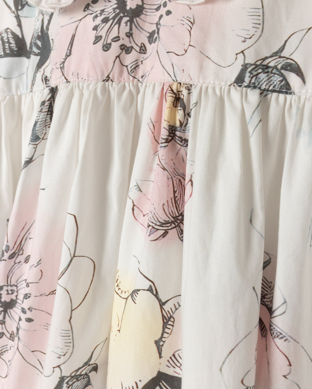 Cindy Floral Printed Pastel Dress